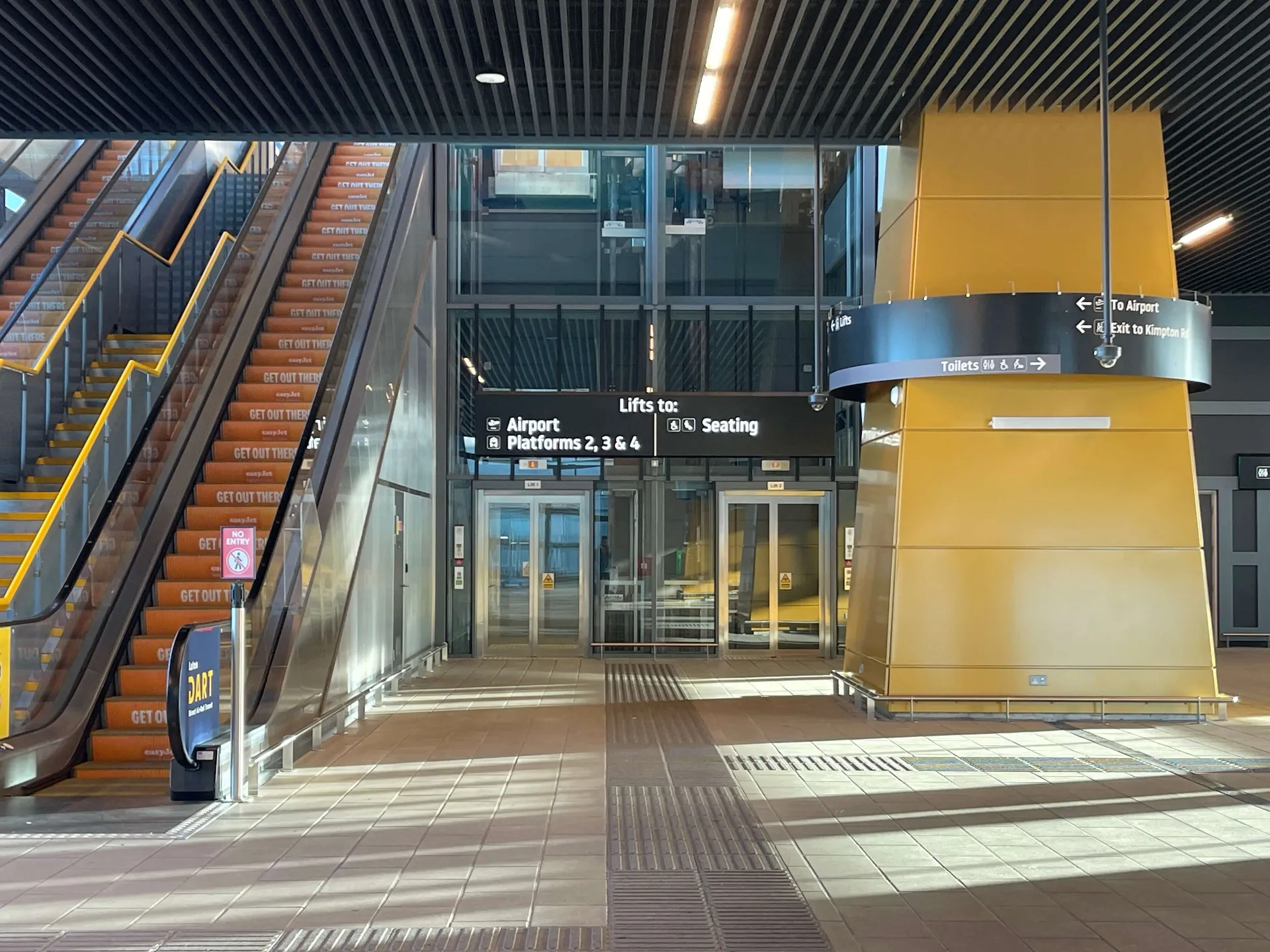 Luton DART Station Lifts and Escalators